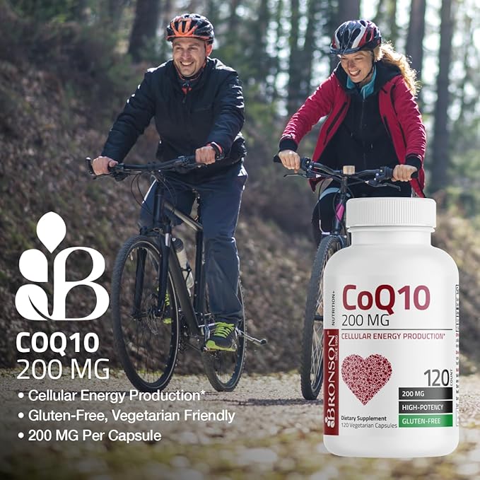 Bronson CoQ10 200 MG High Potency 60 Vegetarian