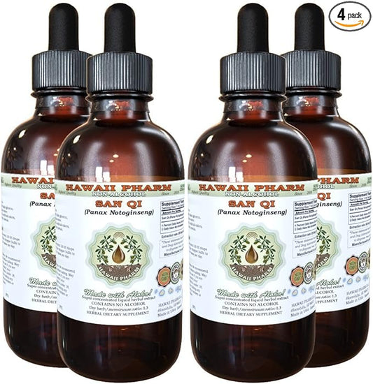 San Qi (Tian Qi) Alcohol-Free Liquid 4x4 fl.oz
