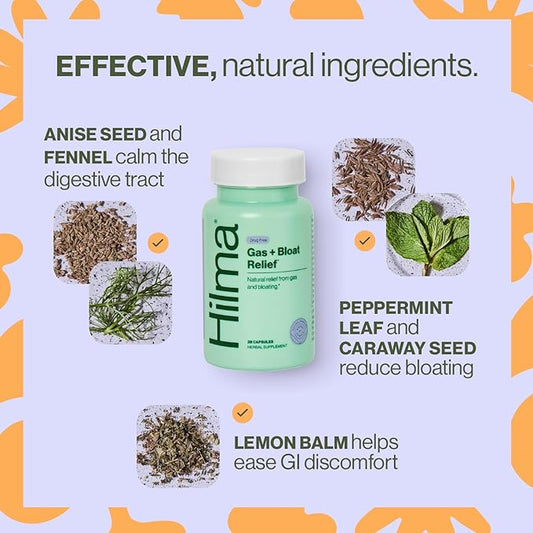Hilma Natural Gas & Bloating Relief 50 Vegan
