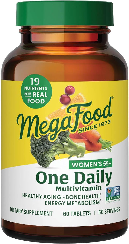 MegaFood Women's 55+ One Daily Multivitamin D3 & 60 Tabs