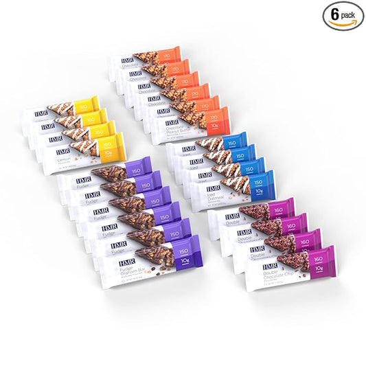 HMR Bar, Variety Pack of Protein Bars 10g of 5 Assorted 24 Count
