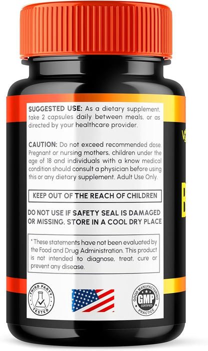 (5 Pack) Booster XT for Men, Booster XT Capsules, Premium Formula Vitamin Supplement Support Energy Peak Performance Multivitamin Pastillas Capsulas BoosterXT Boost XL (300 Capsules)
