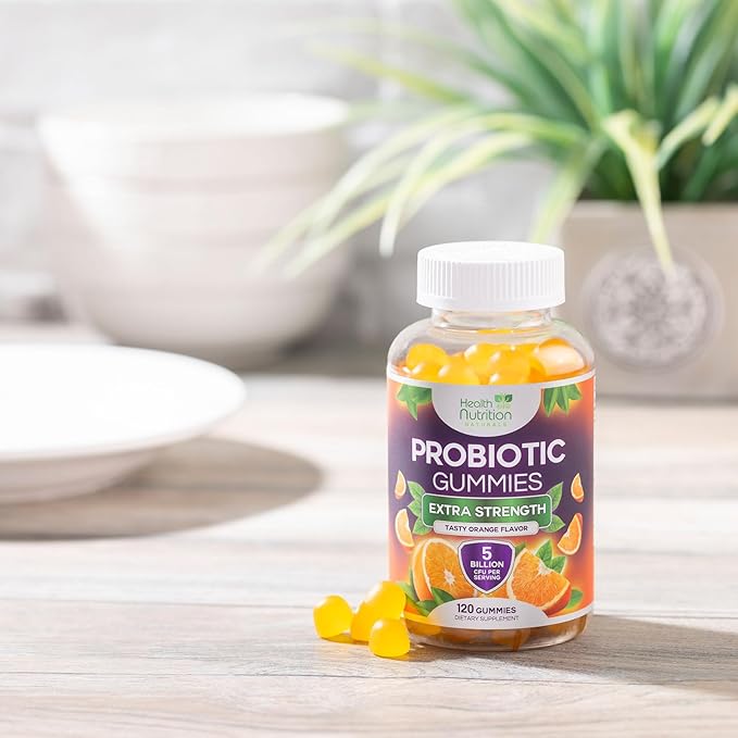 Daily Probiotic Gummies for Women & 5 Billion 120 Gummies