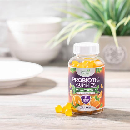 Daily Probiotic Gummies for Women & 5 Billion 120 Gummies