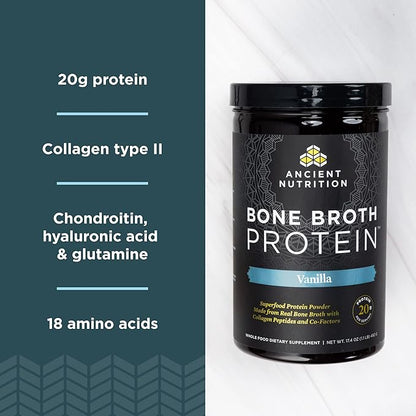 Ancient Nutrition Protein Powder Made from 20g Protein 40 Serving