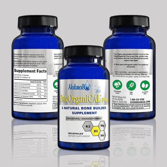 Plus - Organic Plant Base Source D3, k2, k2, Magnesium (360 Count) 3 Bottles