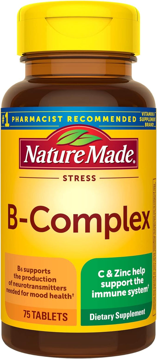 Nature Made Stress B Complex 75 Tablets, 75 Day