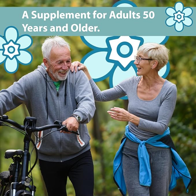 GeriCare Senior Tab 50+ Multivitamin and Minerals Tablets - Immune Support - Age-Defying Nutrition, 100 Count (Pack of 2)
