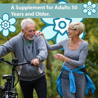 GeriCare Senior Tab 50+ Multivitamin and Minerals Tablets - Immune Support - Age-Defying Nutrition, 100 Count (Pack of 2)