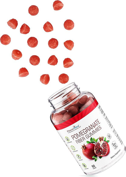 Pomegranate Fiber Gummies 100mg 90 Gummies