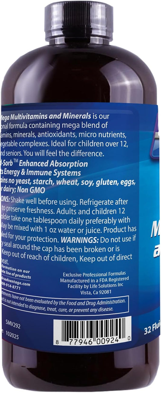 Drs Advantage - Liquid Mega MultiVitamins 32oz [Health
