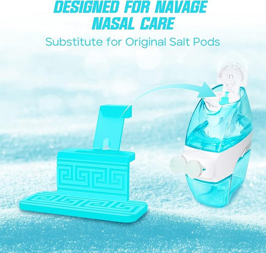 FireAnt Silicone Salt Pads Refills Compatible (20Pack-White10+Blue10)