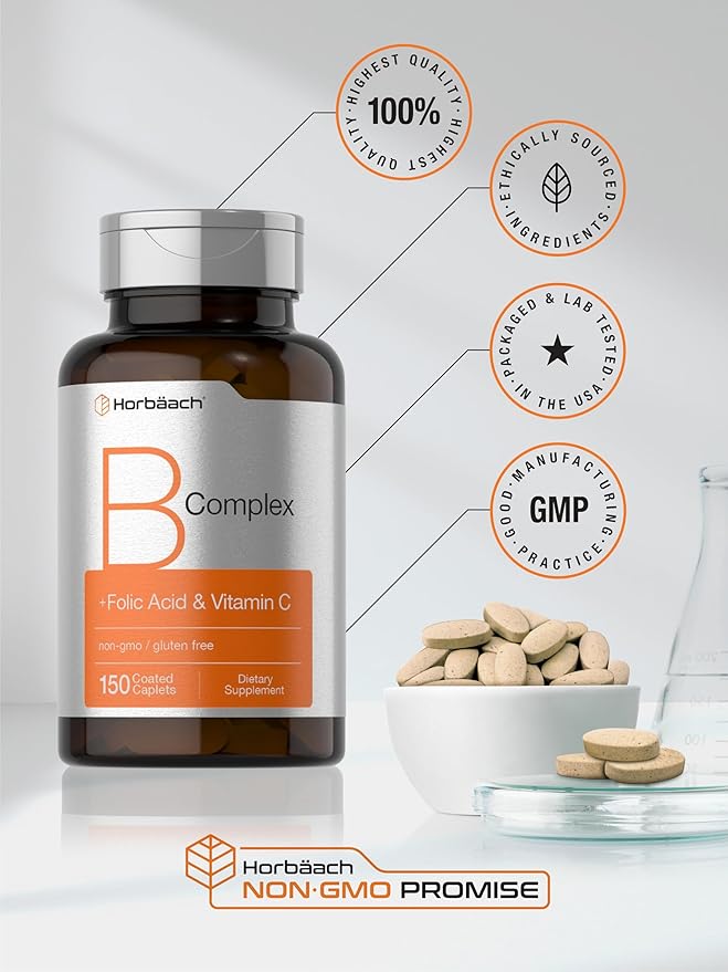 Horbäach B-Complex | 150 Caplets |