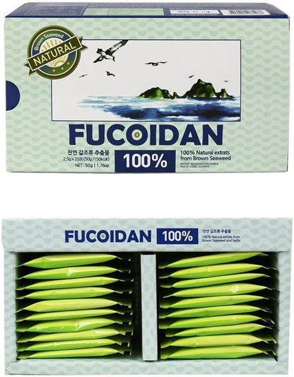 [Pill Type] 100% Natural Brown Seaweed Extract Fucoidan USFDA Passed (ID Code 2030950) (50g (20sachets))