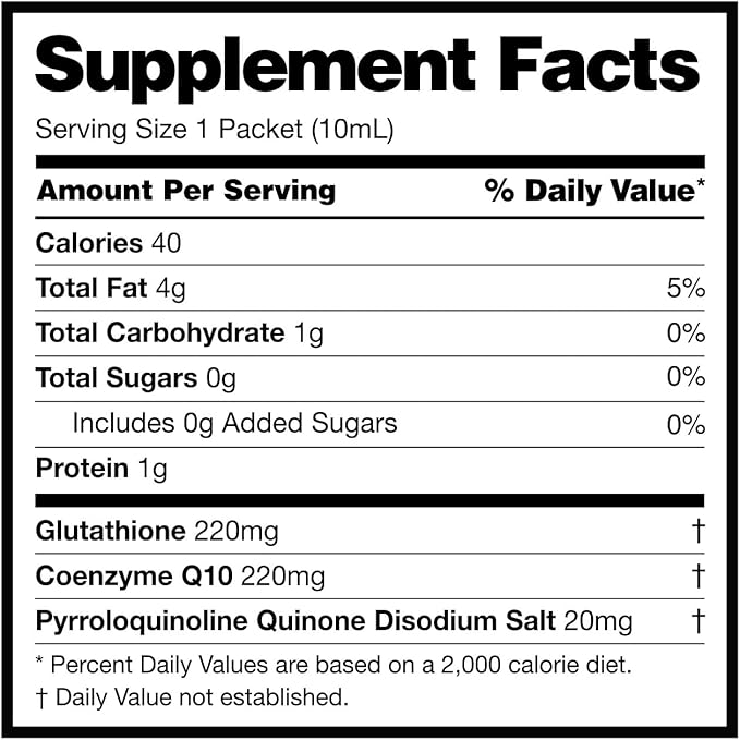 CELLF™ Cellular Performance Supplement Antioxidant Nutraceutical 30-Day Supply CoQ10, PQQ