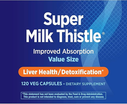 Nature's Way Super Milk Thistle 120 Capsules 2)