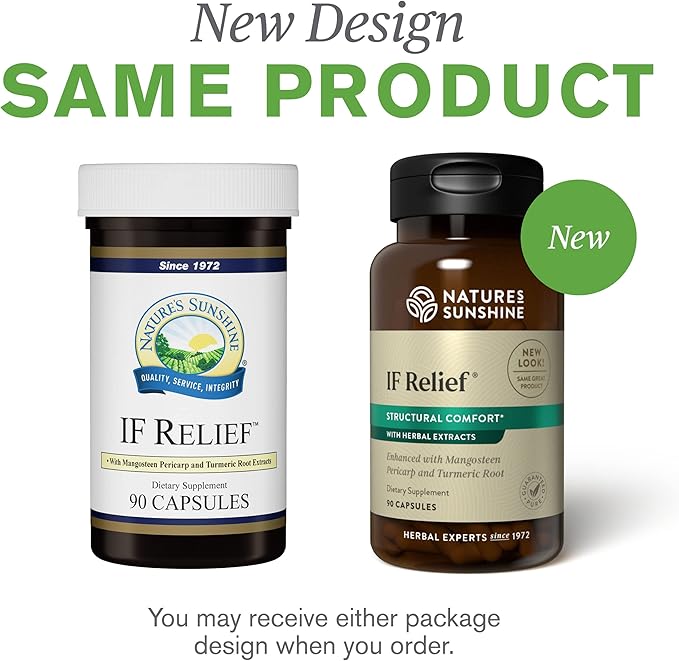 Nature's Sunshine IF Relief, 90 Capsules