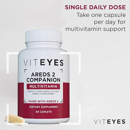 Viteyes Classic AREDS 2 Companion Multivitamin 2 Users, 30 Capsules,