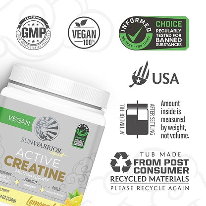 Creatine Monohydrate Powder Micronized PreWorkout Recovery Supplement (50 Servings)