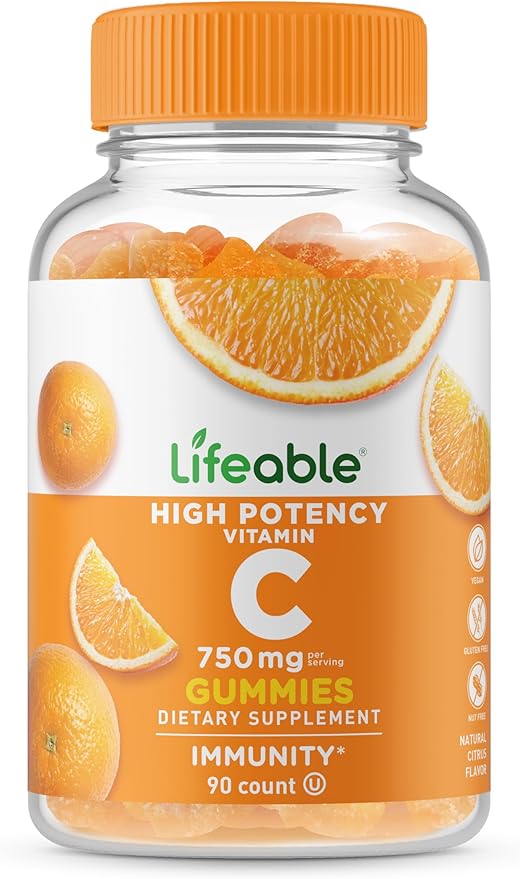 Lifeable Vitamin C 90 Gummies (750 mg)