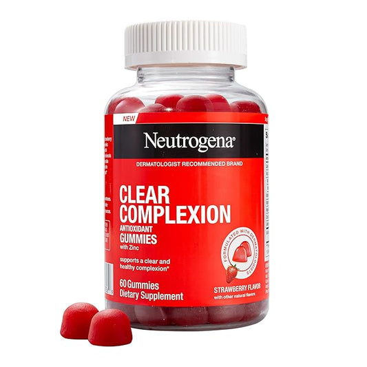 Neutrogena Clear Complexion Antioxidant Gummies 60 ct