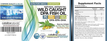 Wild Caught Omega-3 DPA Fish Oil 2900 mg 90 SoftGels