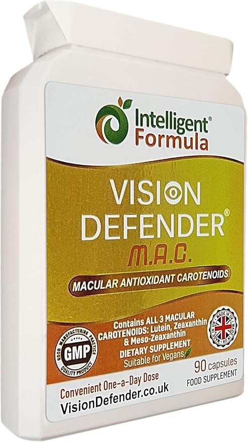 Vision Defender Lutein, Zeaxanthin & Meso-Zeaxanthin (90 capsules/One-A-Day)