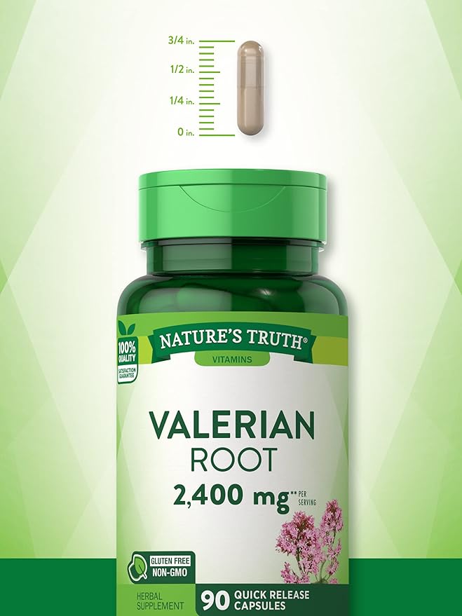 Nature's Truth Valerian Root Capsules 2400mg | 90 Count
