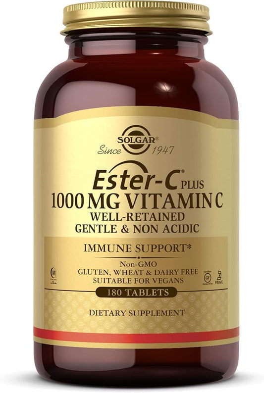 Solgar Ester-C 1000mg Vitamin C Tablets 180 Vegan