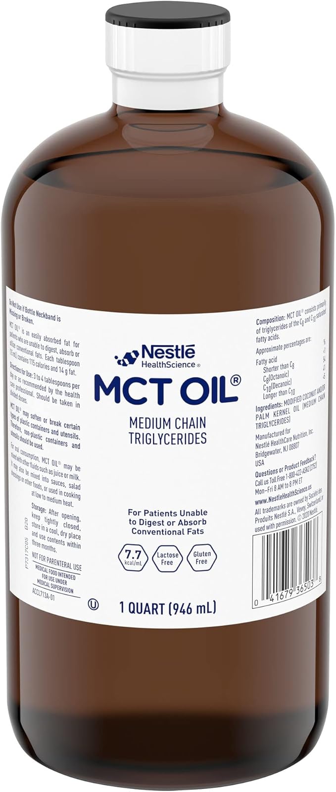 Nestle Mct Oil, for Digestive Problems, 1 EA