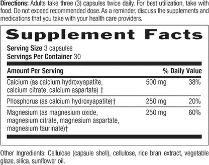 Country Life Target-Mins Calcium Magnesium Caps, 500mg: 250mg, 250mg, 90 90 Vegan