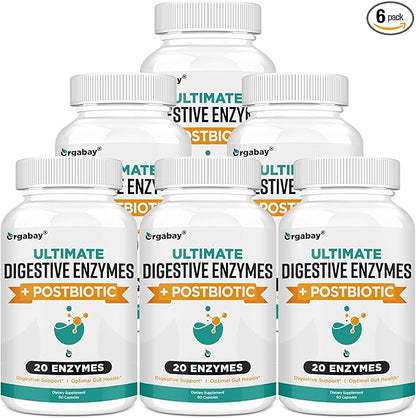 Digestive Enzymes 1000mg with Postbiotics, 20 360 Veggie