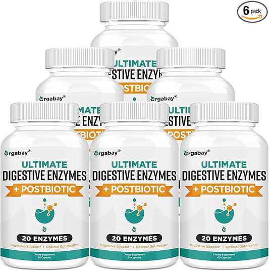 Digestive Enzymes 1000mg with Postbiotics, 20 360 Veggie
