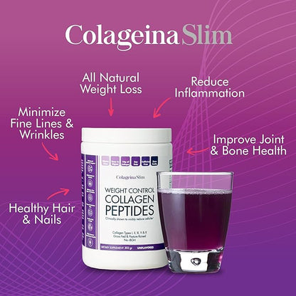 Colageina Slim Weight Control Multi-Collagen Peptides.