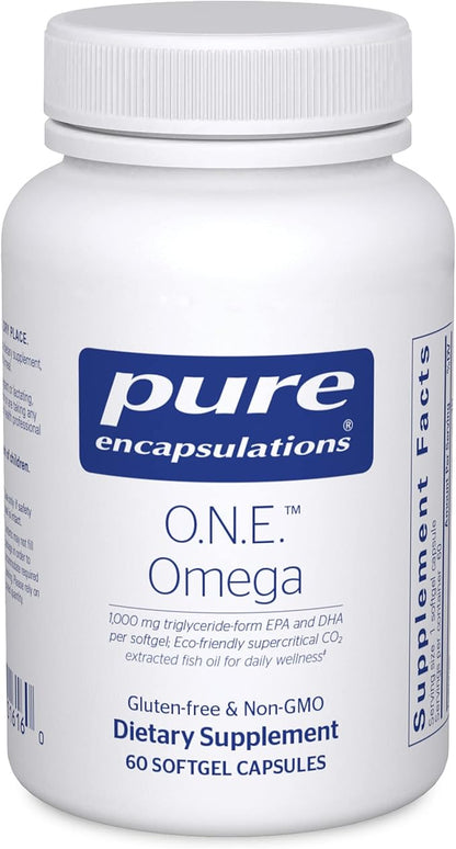 Pure Encapsulations O.N.E. Omega 60 Softgel