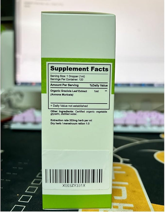 Healpark 2 Pack Graviola Leaf Extract, 98% Absorption 2 Pack 2 Fl