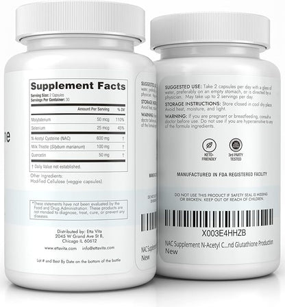 Vegan Liver Detox & Cleanse 600mg with