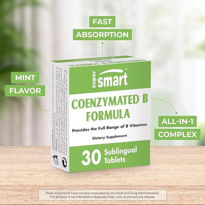 Supersmart - Coenzymated B Formula - 30 tablets