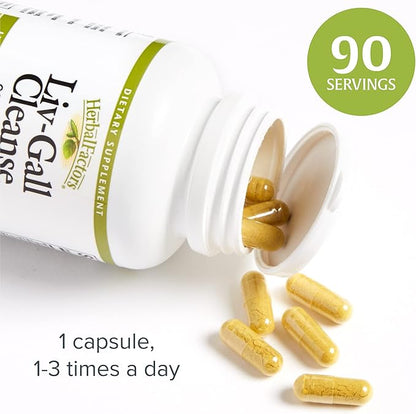 HerbalFactors by Natural Factors, Liv-Gall Cleanse, 90 capsules