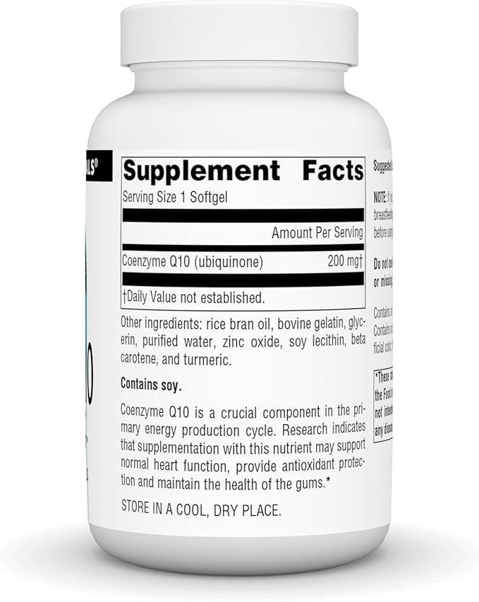 Source Natural Coenzyme Q10, Antioxidant Support*, 200 mg 90 Softgels