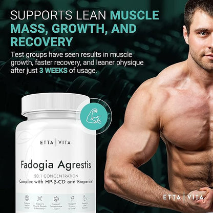 (2-Pack) Organic Fadogia Agrestis 600mg (2X More 3X More 120ct
