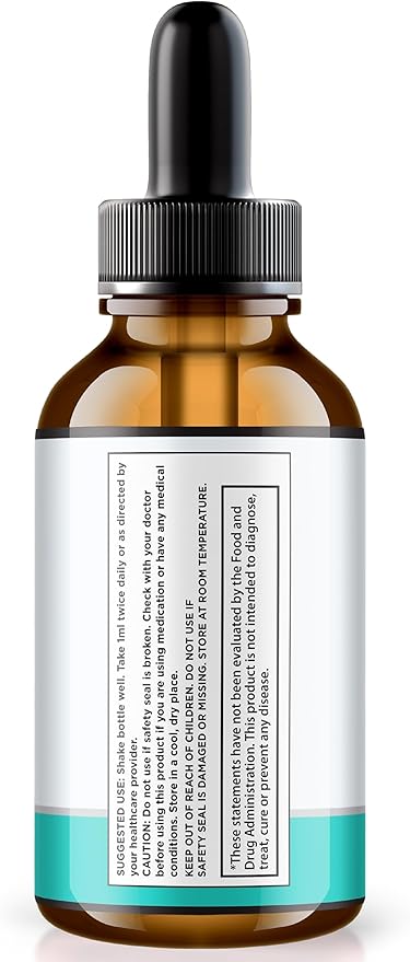 (2 Pack) 24 Burn Drops, All-Natural 24Burn Liquid (60 Servings)