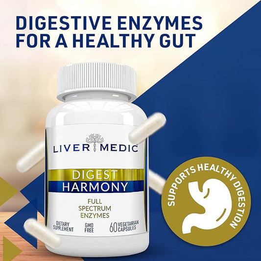 Digest Harmony Pure Digestive Enzymes 60 Capsules