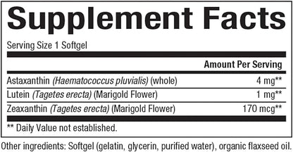 NATURAL FACTORS Astaxanthin Plus 4Mg, 60