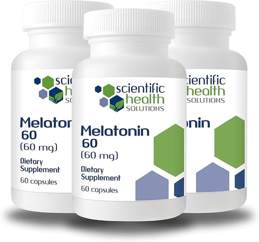Melatonin 60mg | High Dosage Melatonin (3-Pack)