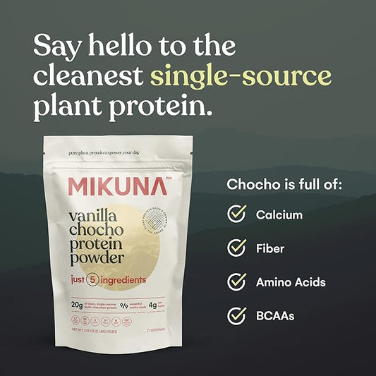 Mikuna Vegan Protein Powder (Vanilla, 21 Servings)