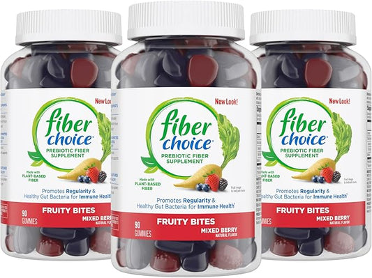 Fiber Choice Fruity Bites Daily Prebiotic 90 Count 3)
