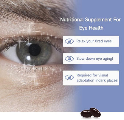 Eye Vitamin Lutein Astaxanthin Capsule–Eye Vitamins 6mg Lutein 20mg Zinc 8.5mg Selenium 40ug and B1, B2, B2, E