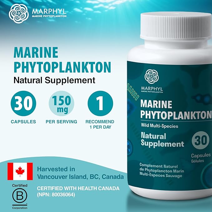 MARPHYL Marine Phytoplankton Wild Multi Species 150 mg 30 vegan