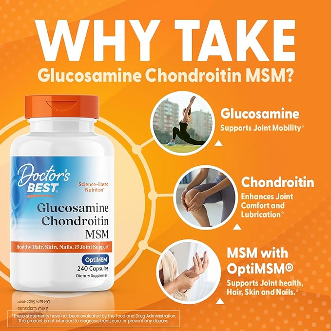 Doctor's Best Glucosamine Chondroitin Msm 240 Count 1)